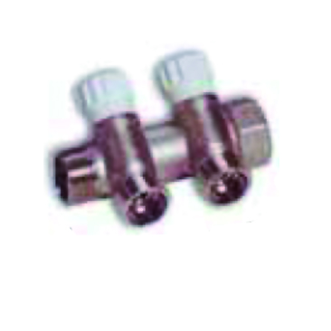 POTERMIC 602504 COLECTOR AMB CLAU  3/4" 4 SORTIDES 24x19